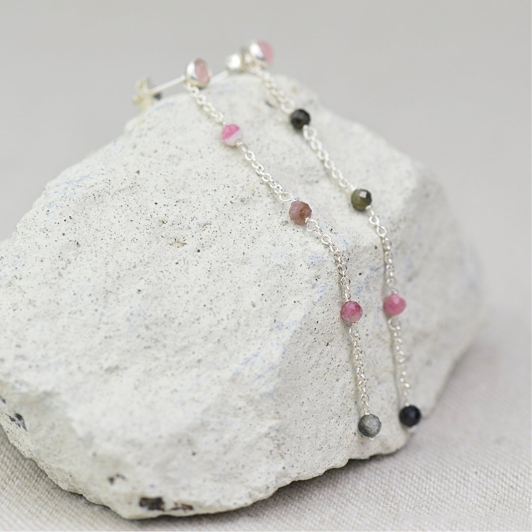 Earrings - Serene Path Gem Earrings