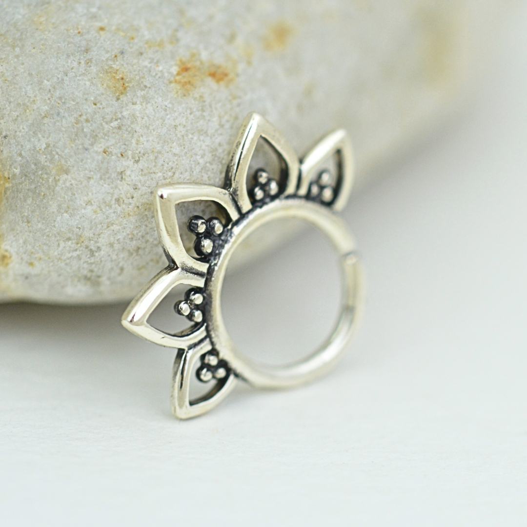 Nose Jewellery - Lotus Nose Ring