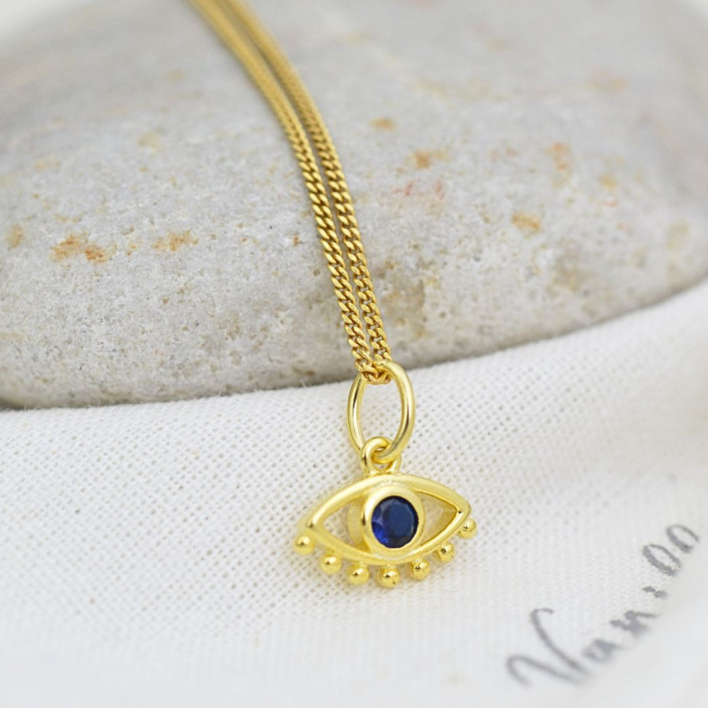 Necklaces - Golden Eye Of Grace Necklace