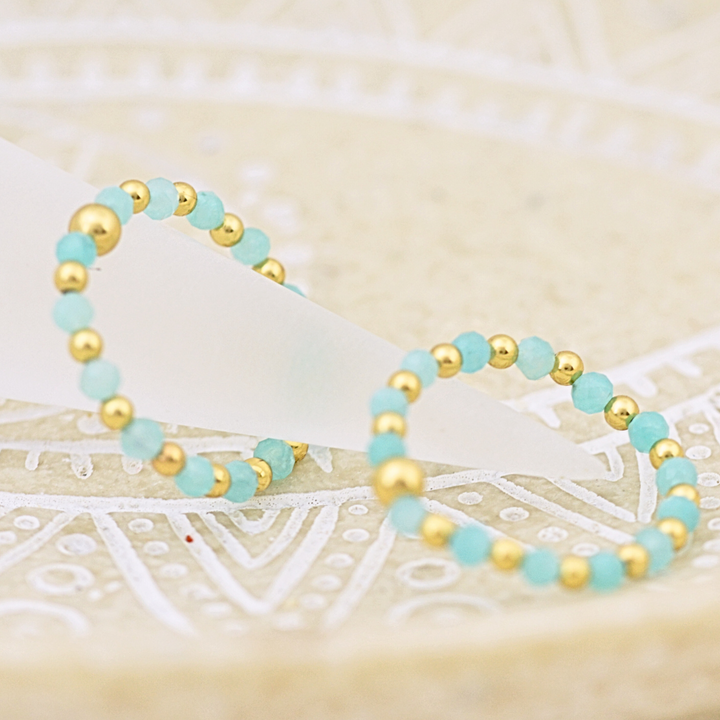 Rings - Beaded Amazonite Ring