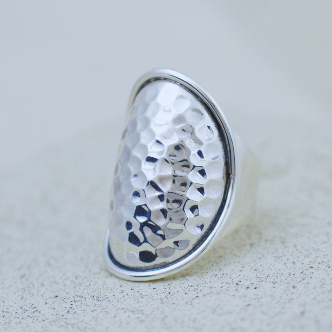 Rings - Hammered Statement Ring