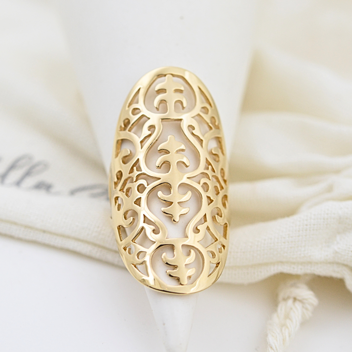 Rings - Gold Mandala Ring