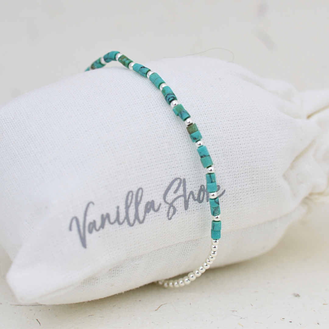 Bracelets  - Turquoise stretch bracelet