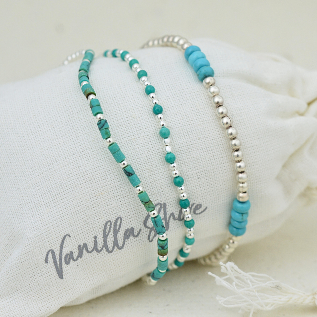 Sea Ripple Bracelet (Stretch)