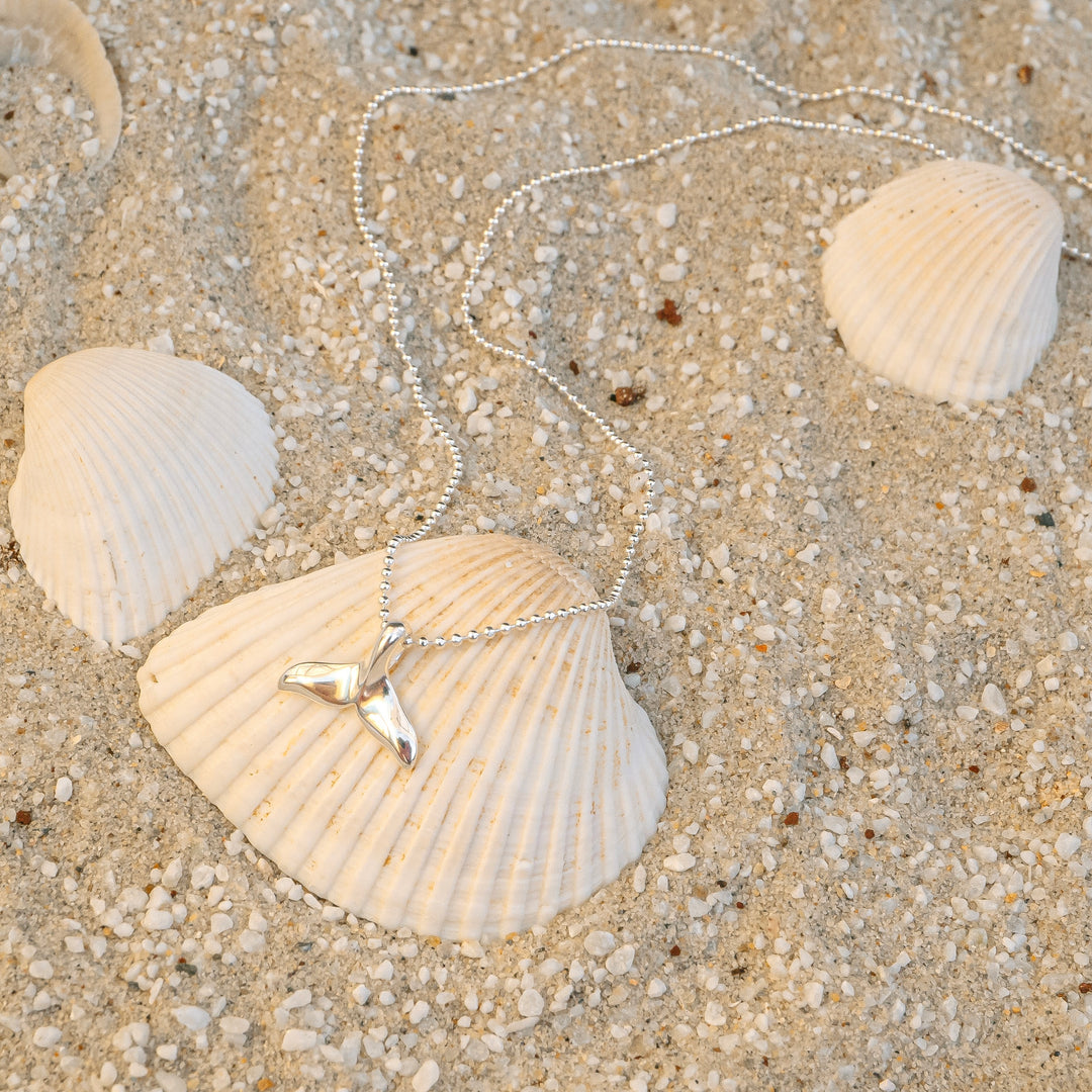 Dainty Whale Tail Necklace