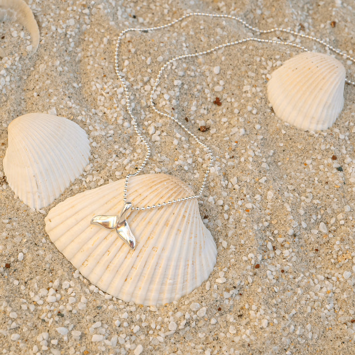 Dainty Whale Tail Necklace