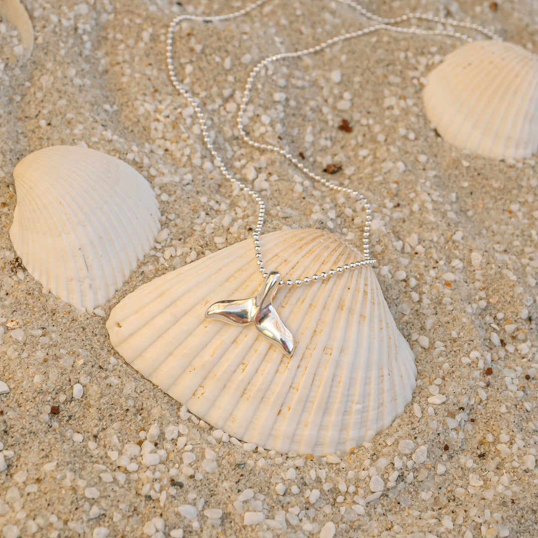 Necklaces - Dainty Whale Tail Necklace