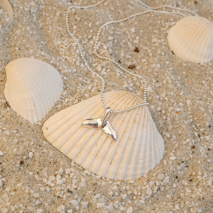 Necklaces - Dainty Whale Tail Necklace