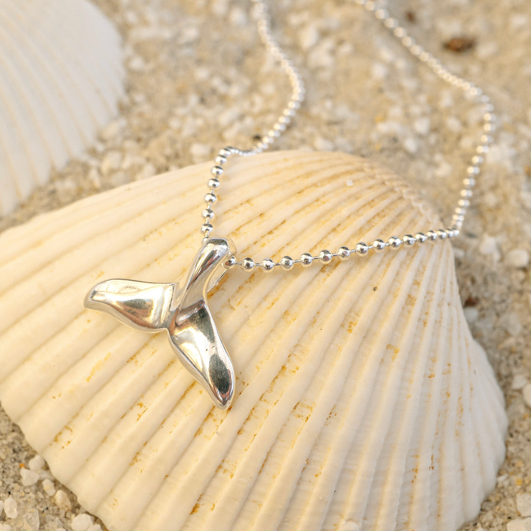 Dainty Whale Tail Necklace