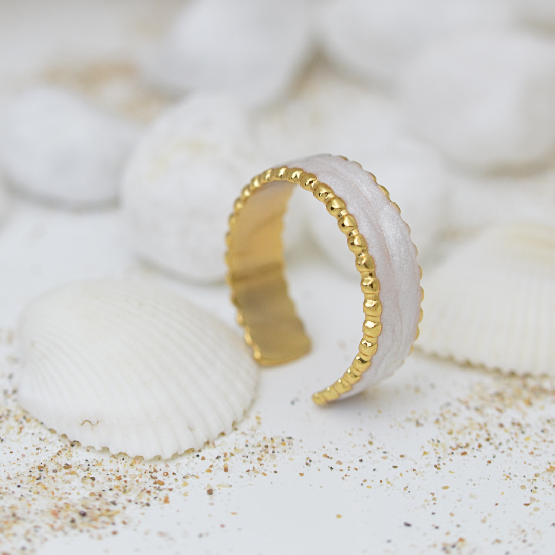 Rings _ gold and white ring