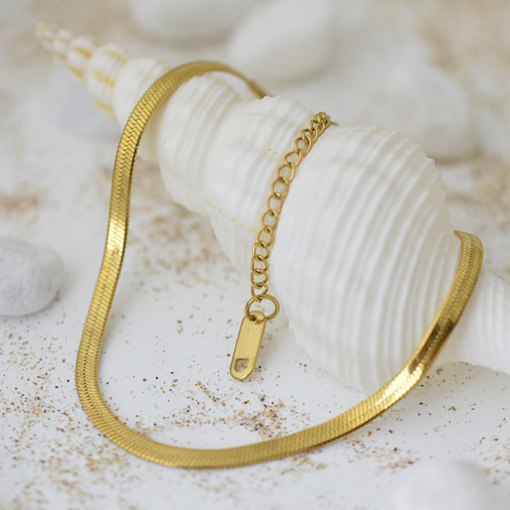 Golden Flow Anklet