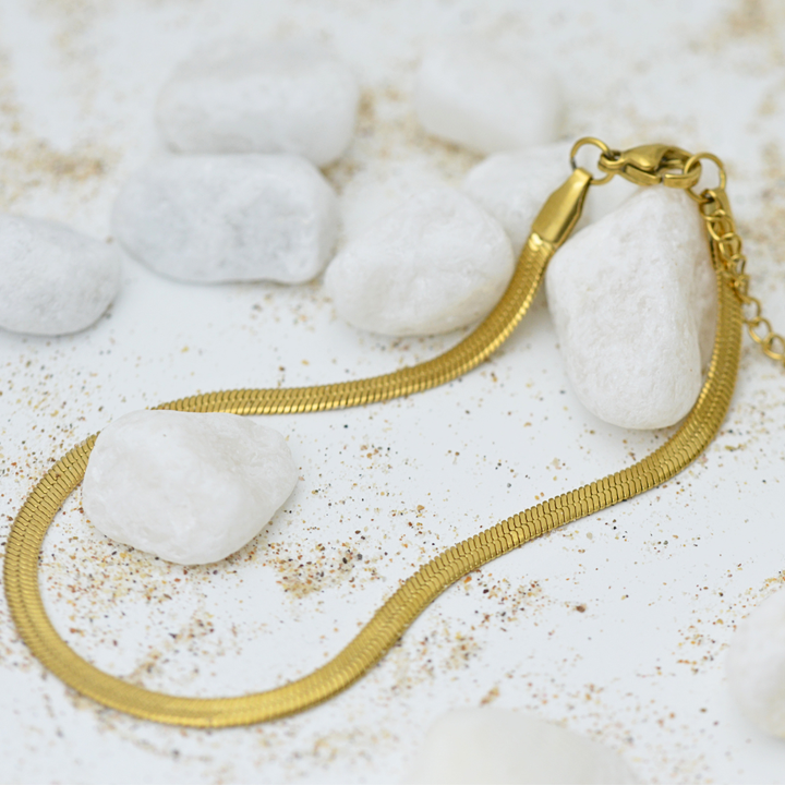 Golden Flow Anklet