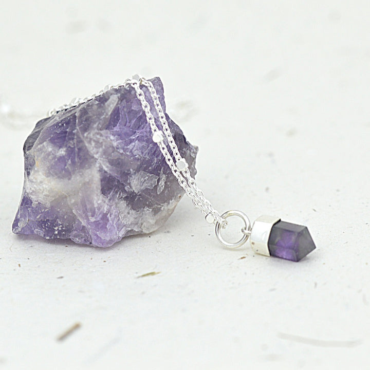 Amethyst Crystal Necklace