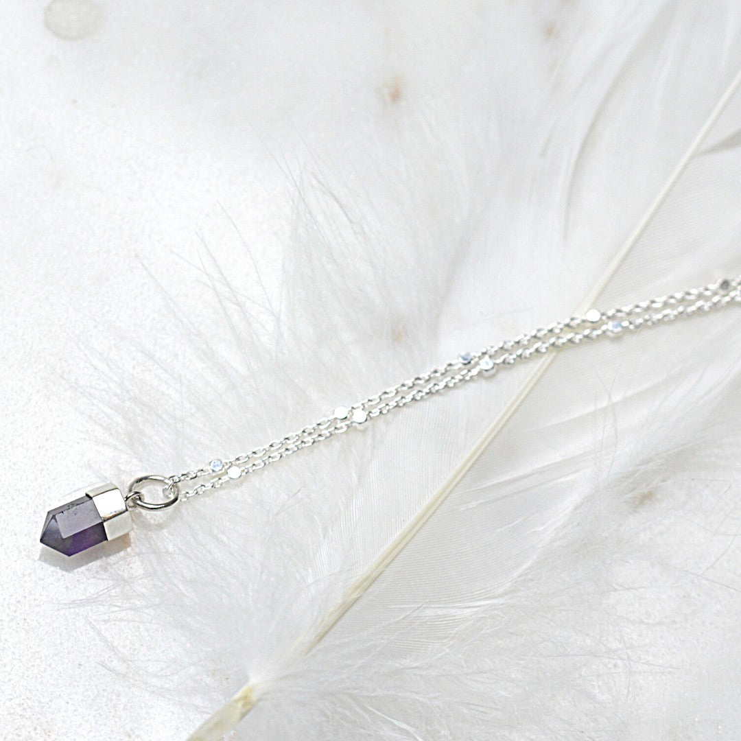 Amethyst Crystal Necklace