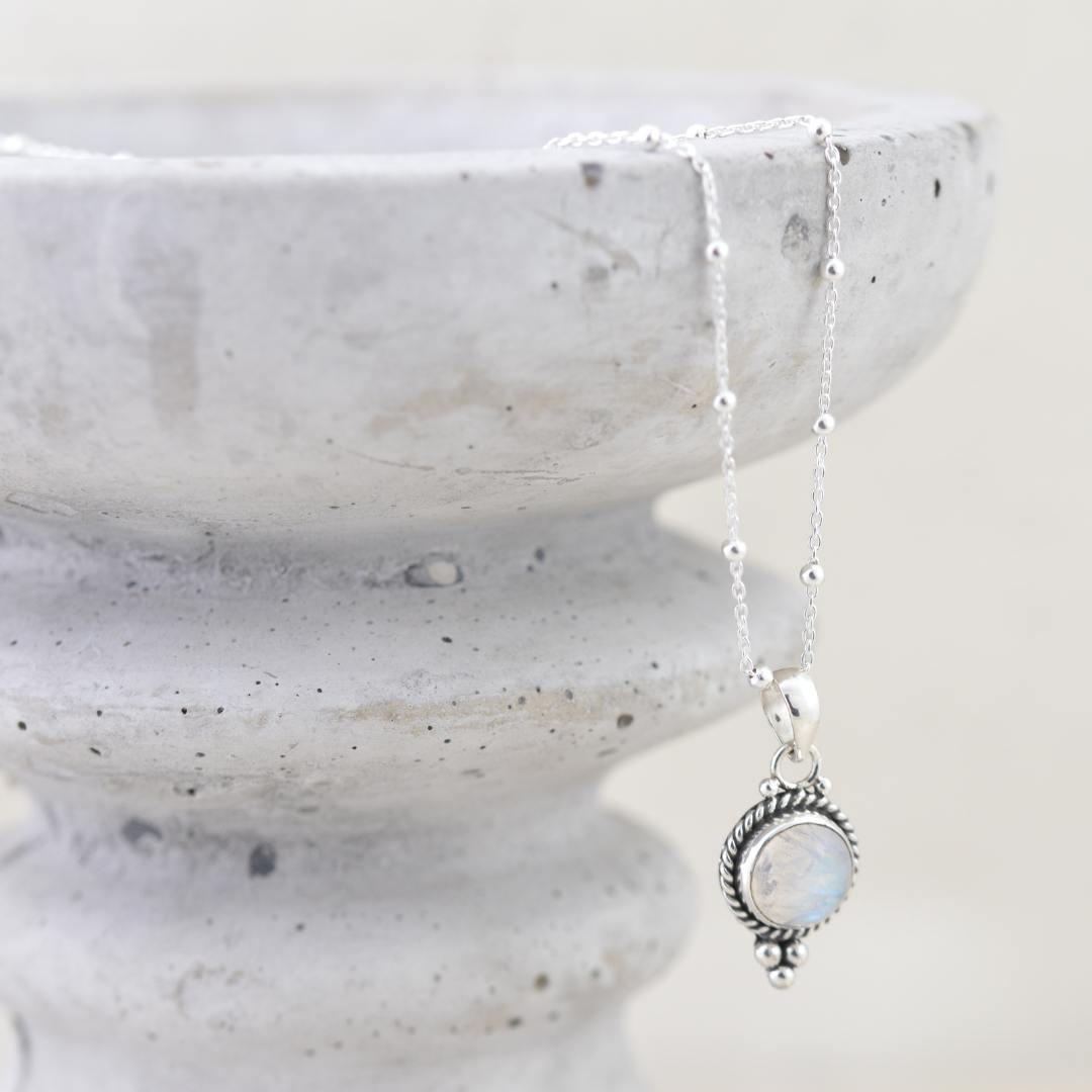 Aura Moonstone Necklace