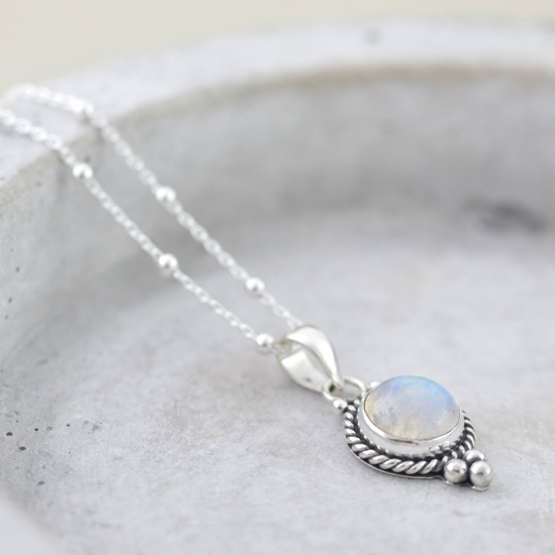 Aura Moonstone Necklace