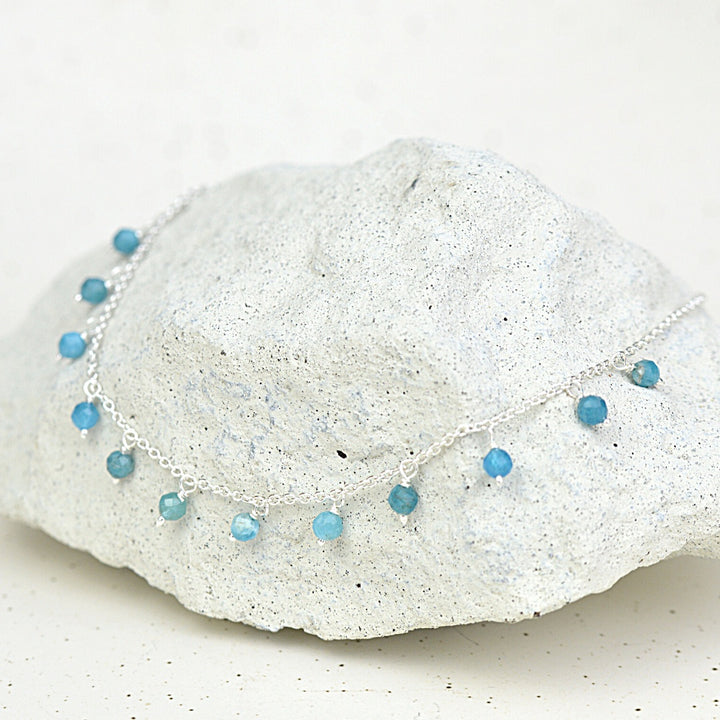 Blue Apatite Gypsy Anklet