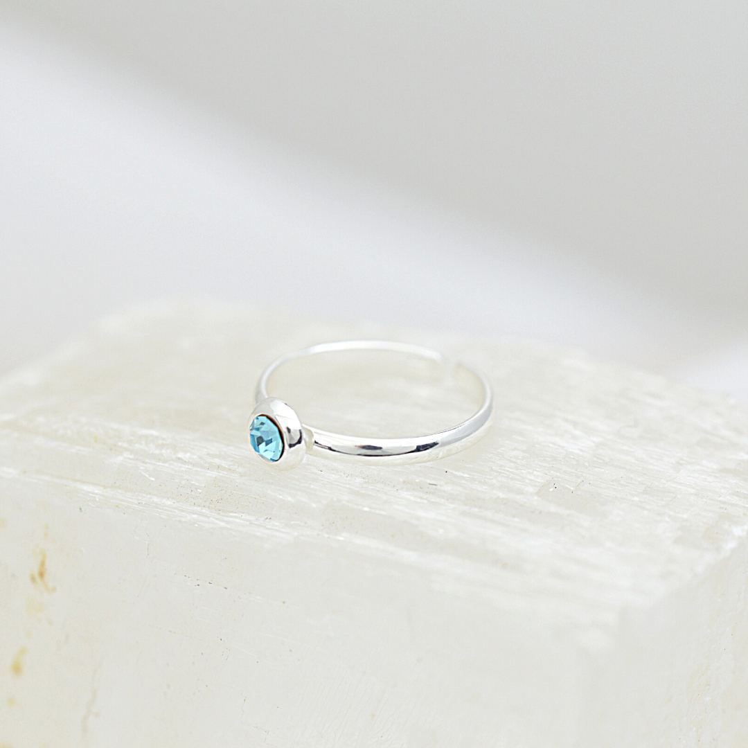 Single Sparkle Toe Ring