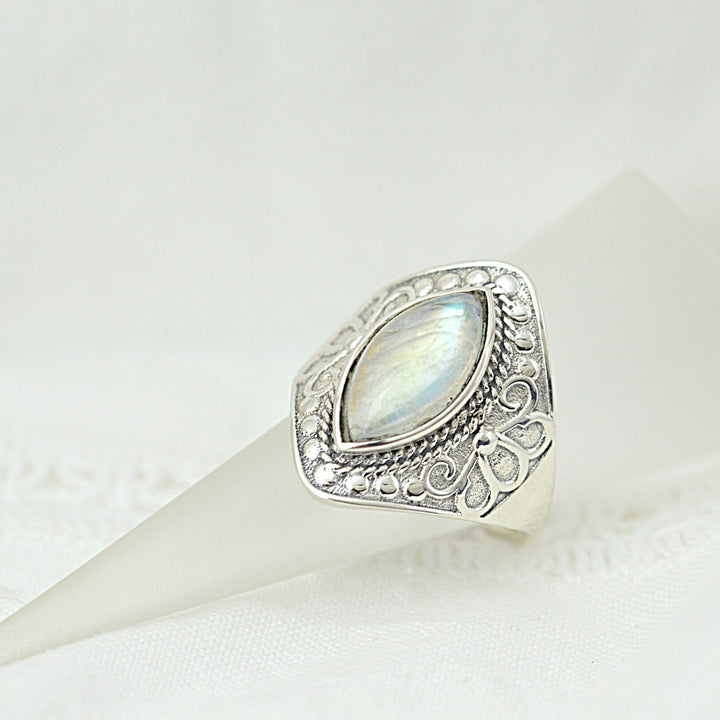 Flourish Moonstone Ring