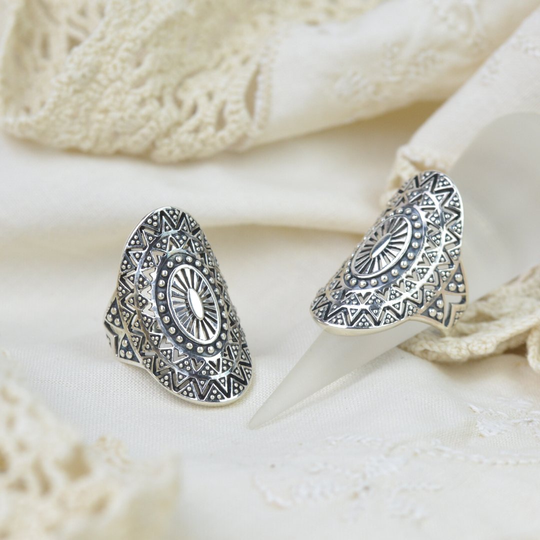 Bohemian Mandala Ring