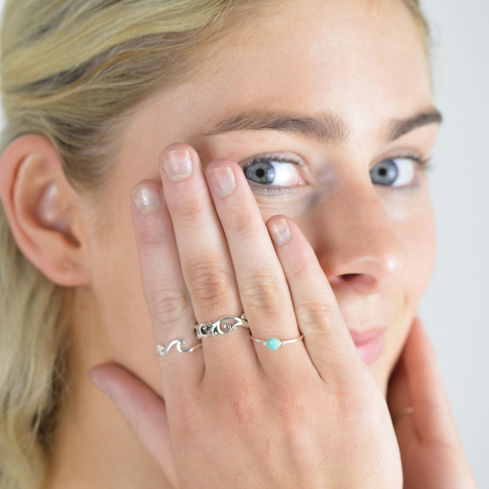 Rings - Dainty Turquoise Ring