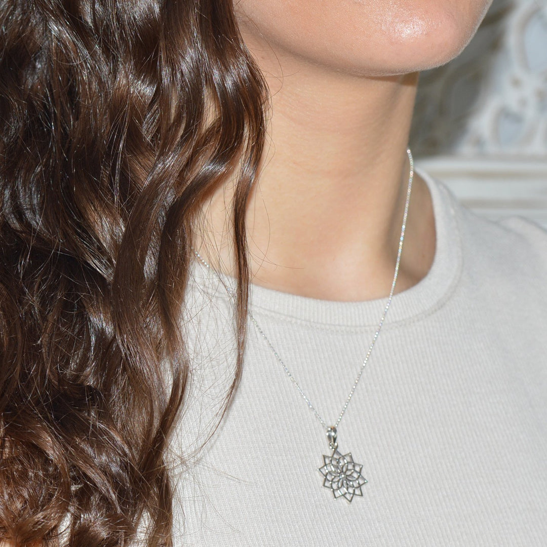 Necklaces - Lotus Mandala Necklace