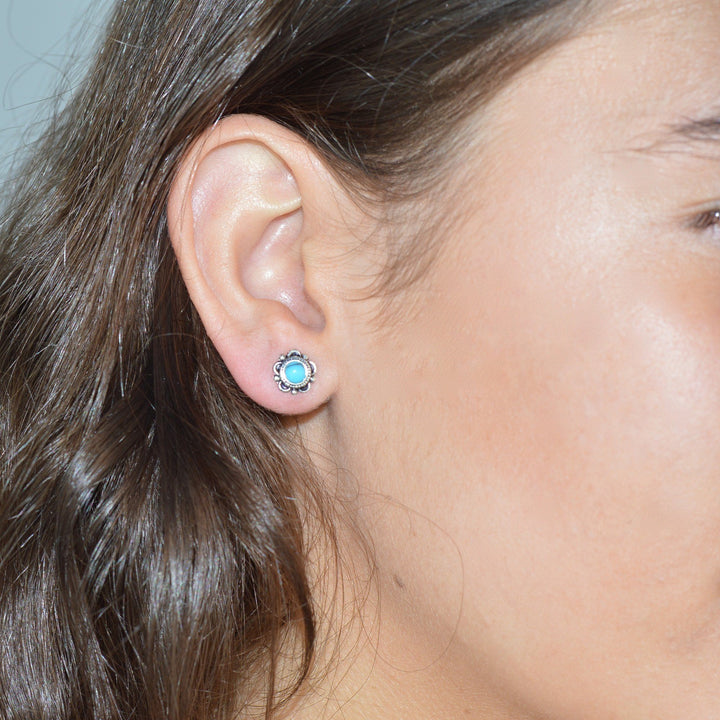 Earrings - Turquoise Stud Earrings
