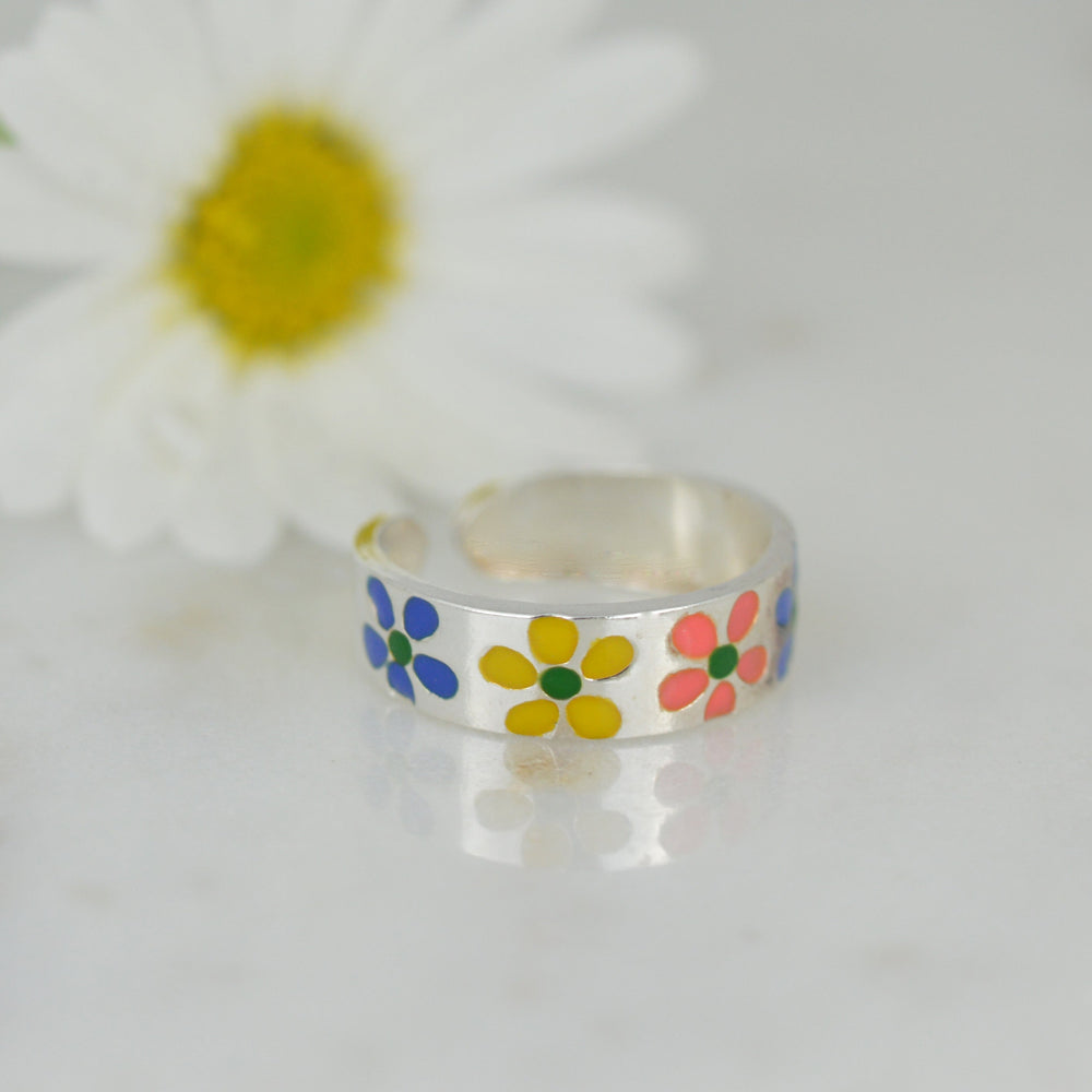 Toe Ring - Flower Toe ring