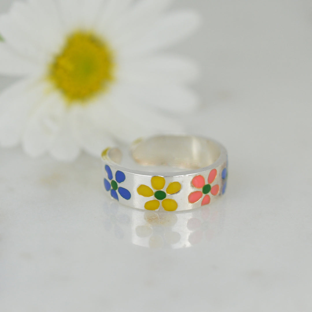 Toe Ring - Flower Toe ring
