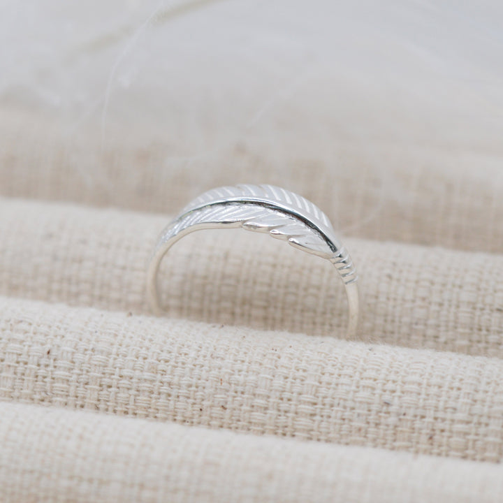 Rings - Sterling Silver Feather Ring