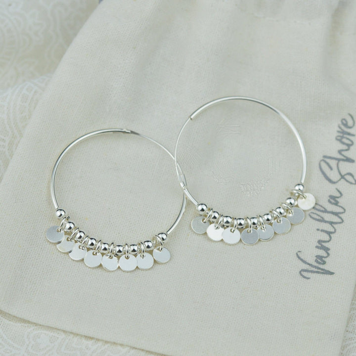 Earrings - Silver Hoop Earrings