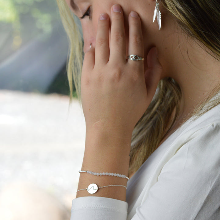 Moonstone Stretchy Bracelet