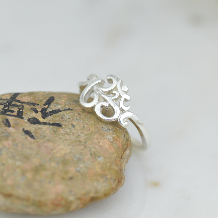 Spiritual Om Ring