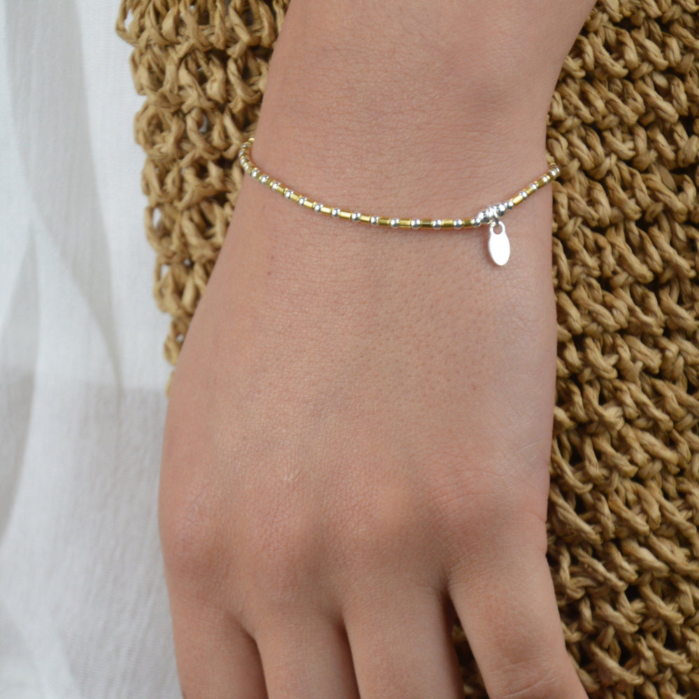 Bracelets - Gold & Silver Bracelet