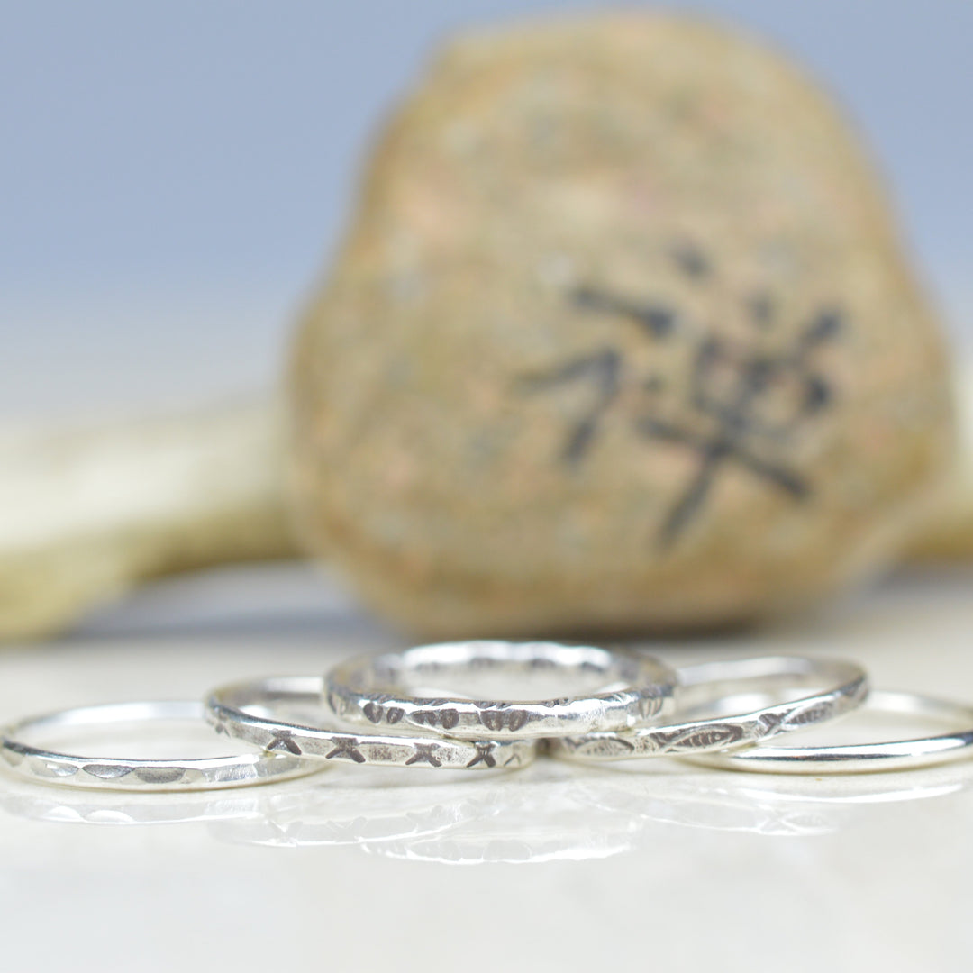 Rings - Gypsy Lovin' Set of Five Stacking Rings