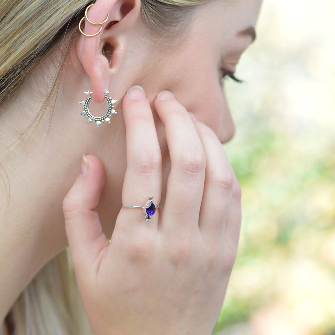 Earrings - Boho Hoop Earrings