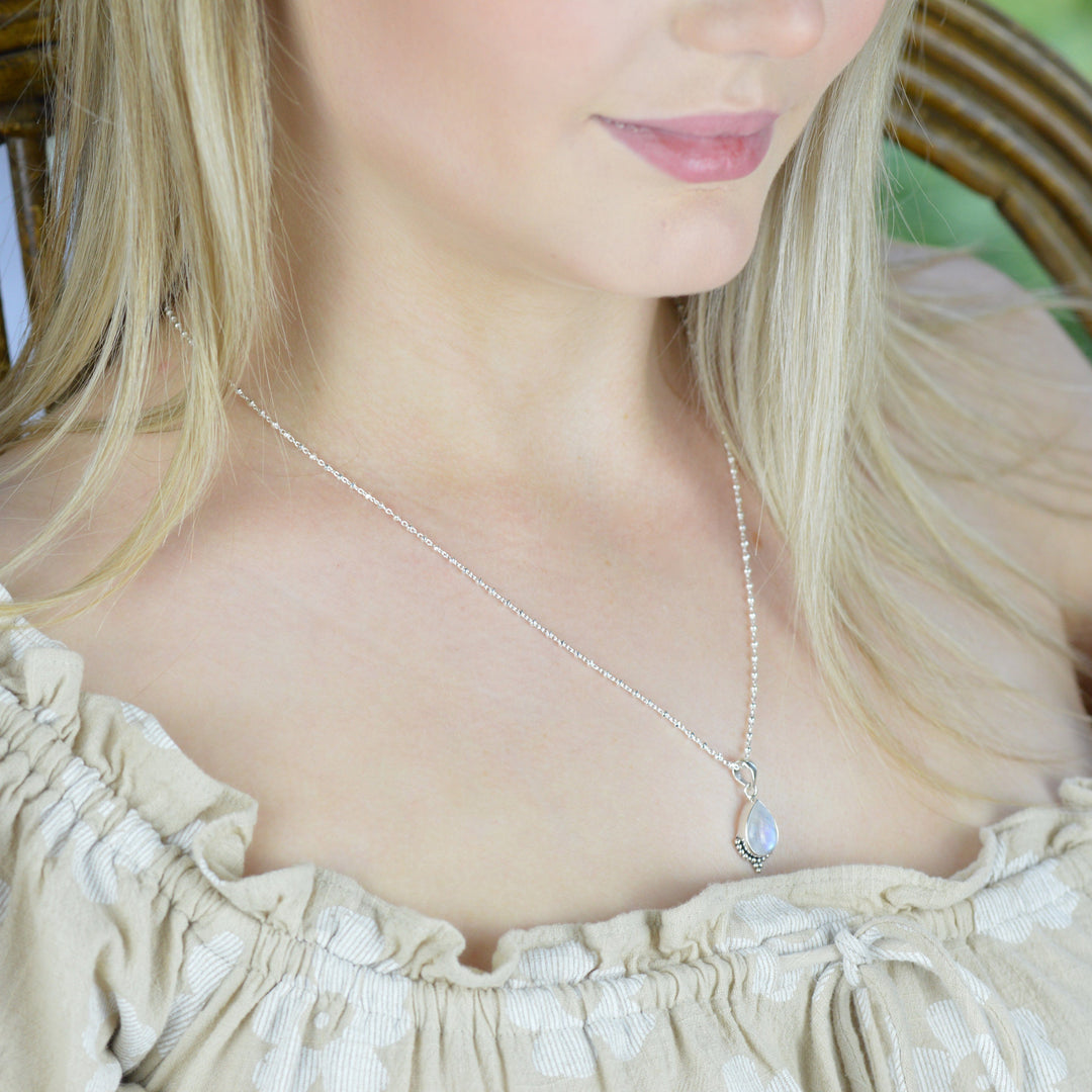 Necklaces - Bohemian Moonstone Necklace