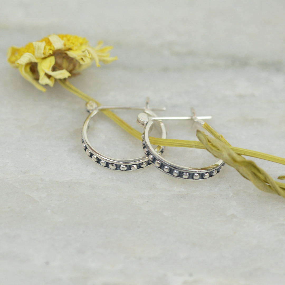 Earrings - Small Sterling Silver Hoop Earrings