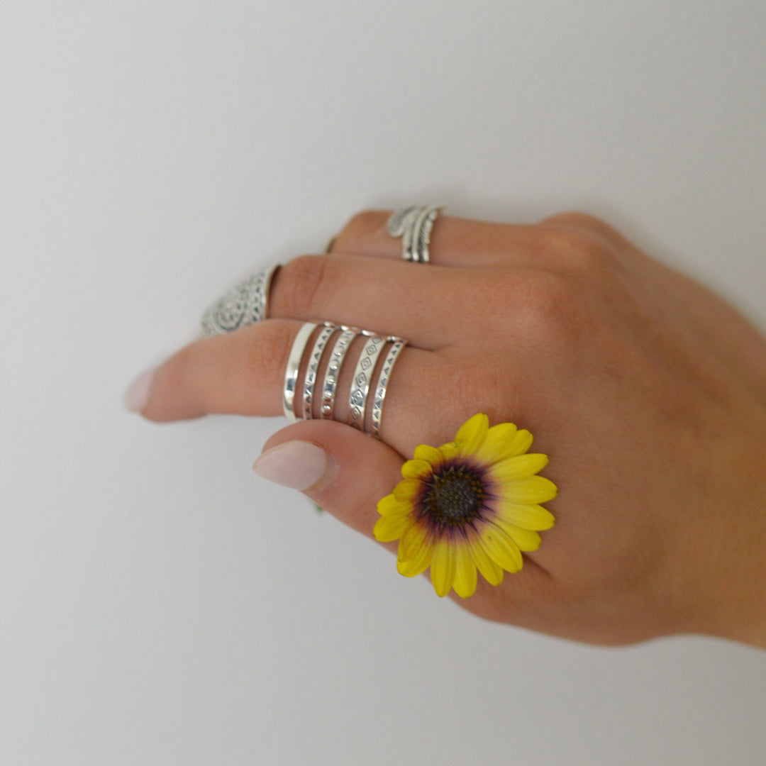 Boho Five Row Ring