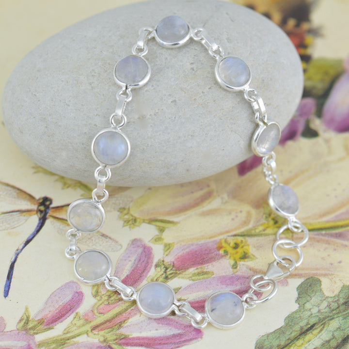 Bracelets - Rainbow Moonstone Bracelet