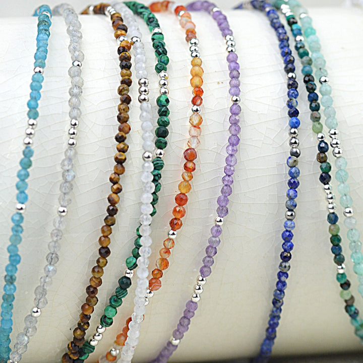 Assorted Gemstone Anklets