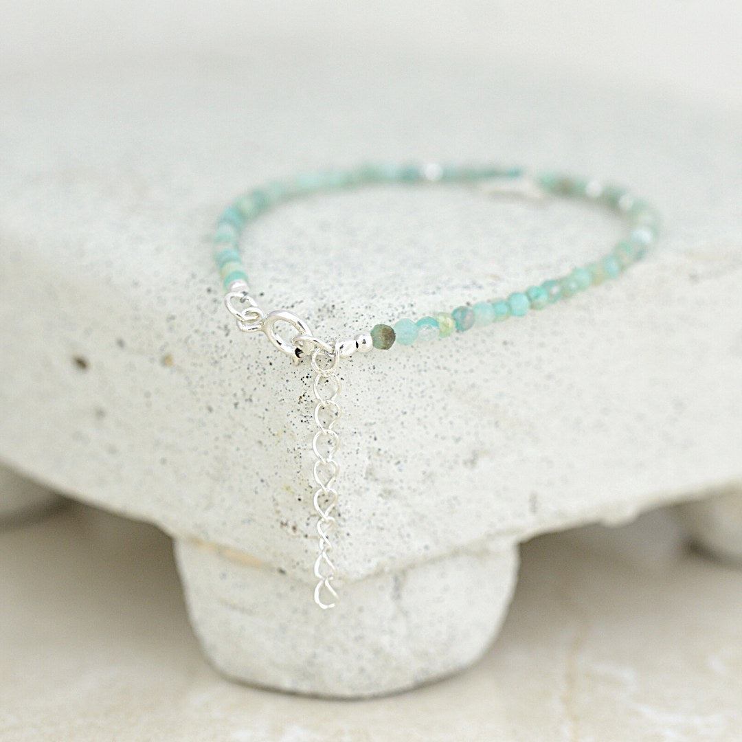 Gemstone Whale Tail Bracelets