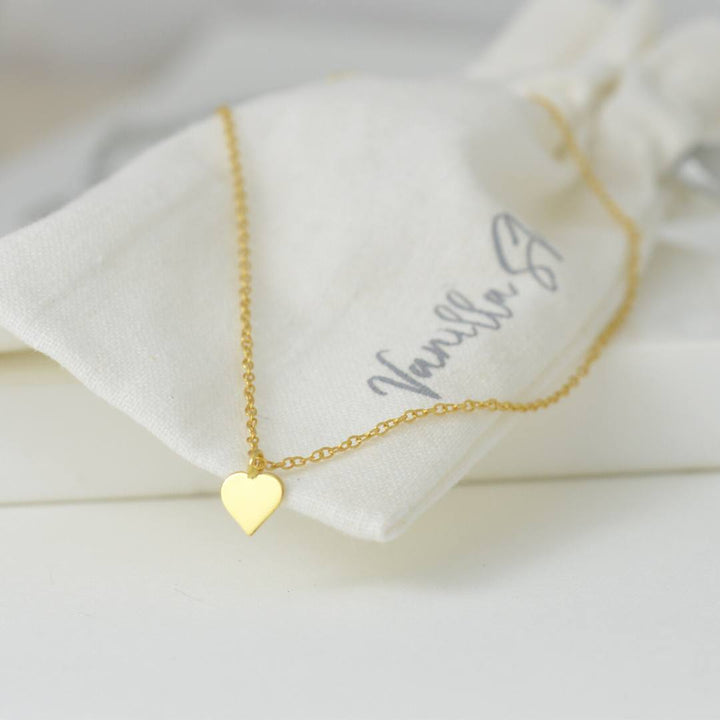 Dainty Gold Heart Anklet