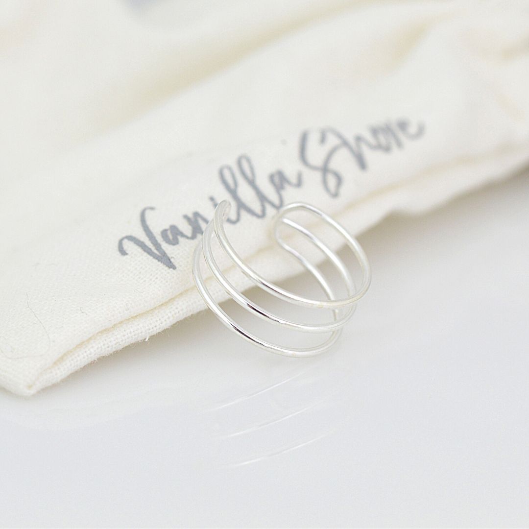 Dainty Tri Band Toe Ring