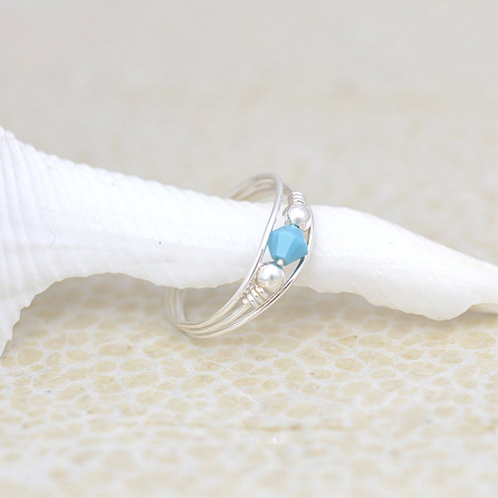 Turquoise Bead Toe Ring