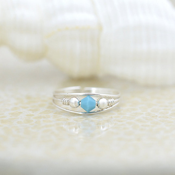 Turquoise Bead Toe Ring