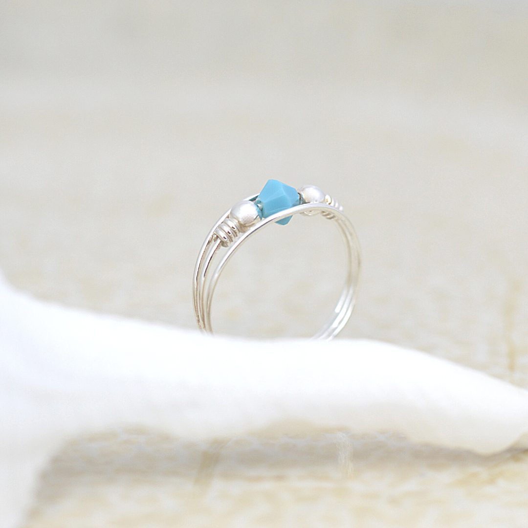 Turquoise Bead Toe Ring