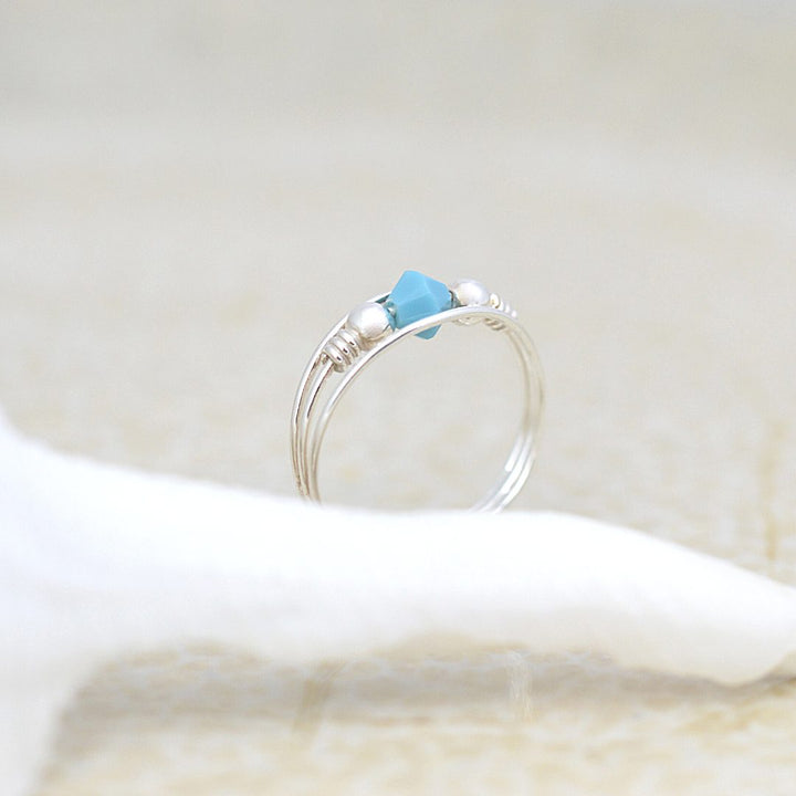 Turquoise Bead Toe Ring