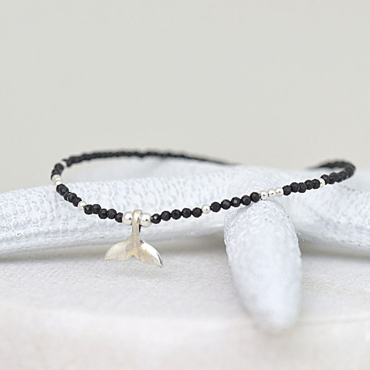 Gemstone Whale Tail Anklets