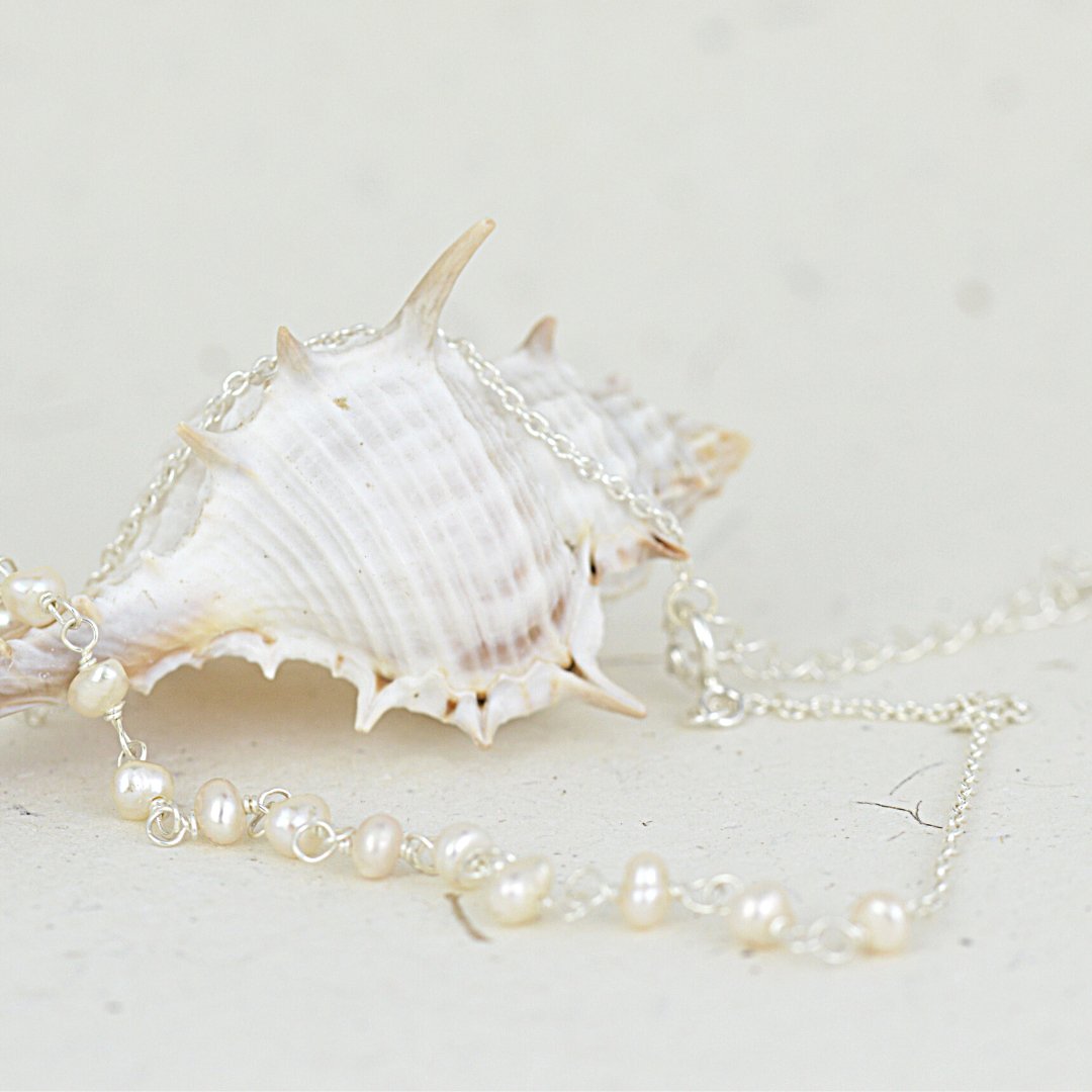 Pearl and Chain Anklet